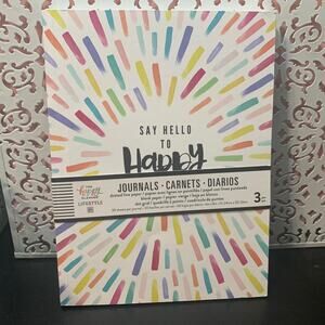 NIP Happy Planner journals notebooks 3 piece set dotted line paper 6x8 MAMBI